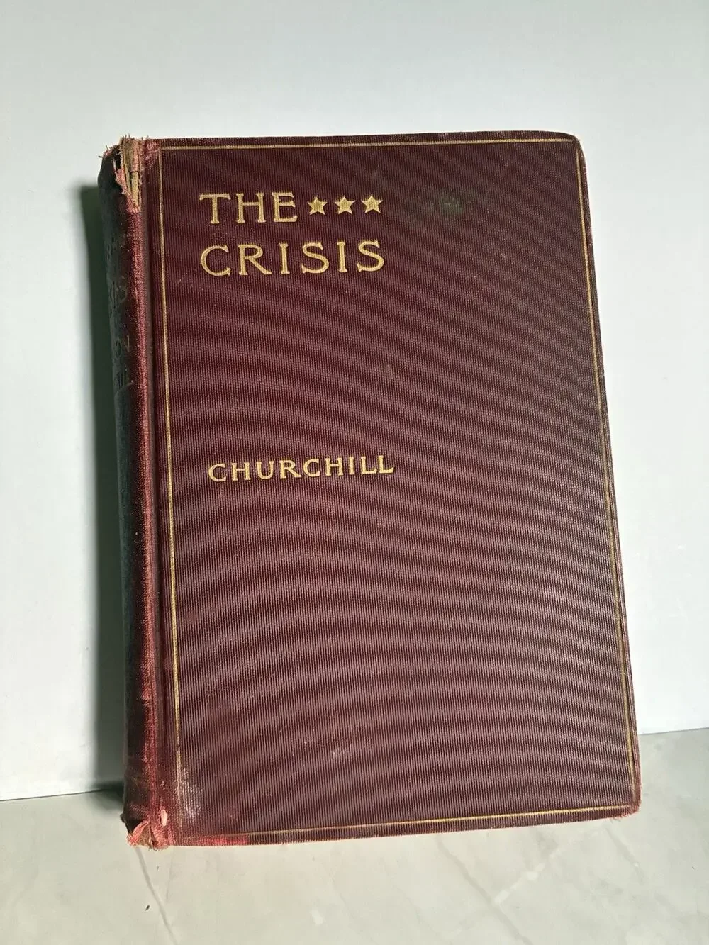 THE CRISIS WINSTON CHURCHILL MACMILLAN CO. 1901